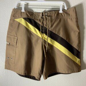 Mossimo Supply Co, Sz 38, men swim brief, brown.